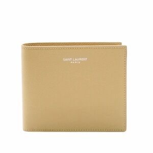 Saint Laurent bi fold wallet grain de poudre in sea salt $450 good condition